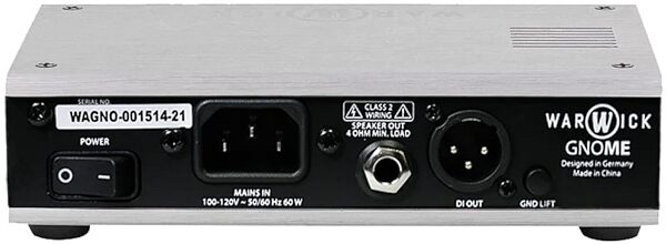 open zoom image for Warwick Gnome Pocket Bass Amplifier (200 Watts), New, view--Warwick