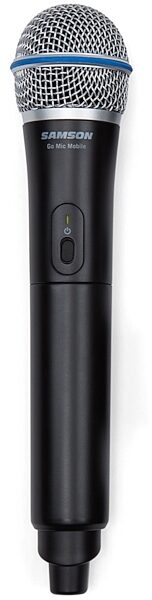 open zoom image for Samson Go Mic Mobile Receiver with Q8 Dynamic Handheld Microphone and Transmitter, New, Alt