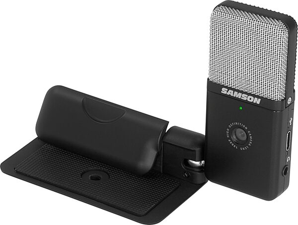 open zoom image for Samson Go Mic Video Portable USB Microphone with HD Webcam, New, Action Position Back