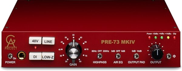 open zoom image for Golden Age Project Pre-73 Mk4 British-Style Microphone Preamp, New, Top