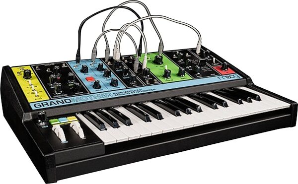 open zoom image for Moog Grandmother Analog Keyboard Synthesizer, Standard, Action Position Back