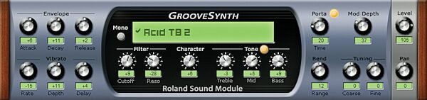 open zoom image for Cakewalk Software Project5 Soft Synth Workstation (Windows), Groove Synth 1