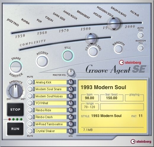 open zoom image for Steinberg Virtual Instruments Collection SE, Groove Agent SE
