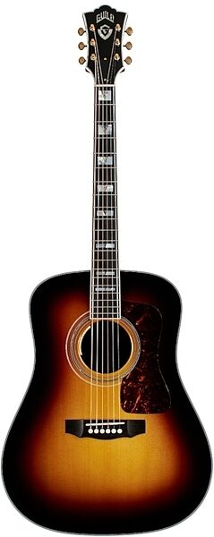 open zoom image for Guild D-55E Acoustic-Electric Guitar, Natural, with Case, Main
