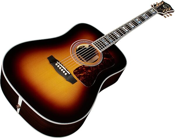 open zoom image for Guild D-55E Acoustic-Electric Guitar, Natural, with Case, View