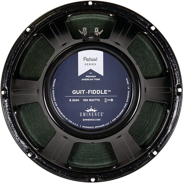open zoom image for Eminence GuitFiddle Speaker (100 Watts, 12"), 8 Ohms, Action Position Back