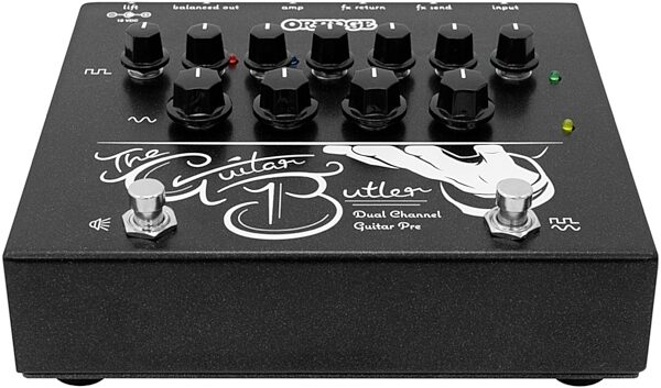 open zoom image for Orange Guitar Butler Dual Channel Guitar Preamp Pedal, New, view