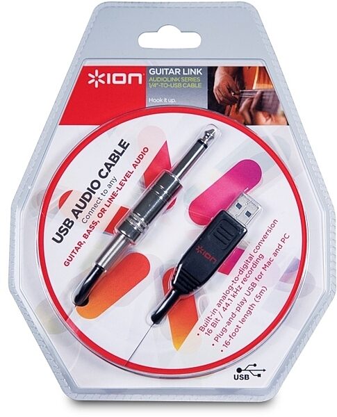 open zoom image for Ion Audio Guitar Link USB Guitar Cable, Main