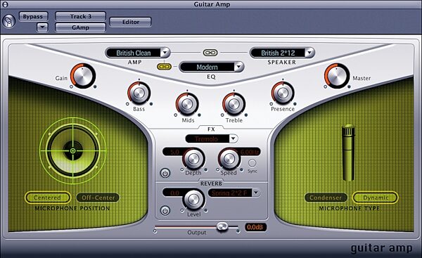 open zoom image for Apple Logic Pro Music Production Software (Macintosh), Guitar Amp