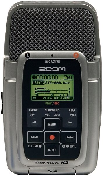 open zoom image for Zoom H2 Portable 2-Track SD Recorder, Main