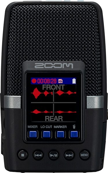 open zoom image for Zoom H2essential Handy Digital Recorder, New, Action Position Front