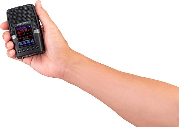 open zoom image for Zoom H2essential Handy Digital Recorder, New, Action Position Back