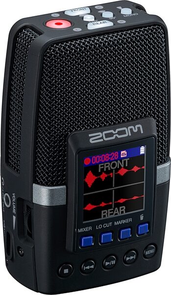open zoom image for Zoom H2essential Handy Digital Recorder, New, Action Position Front