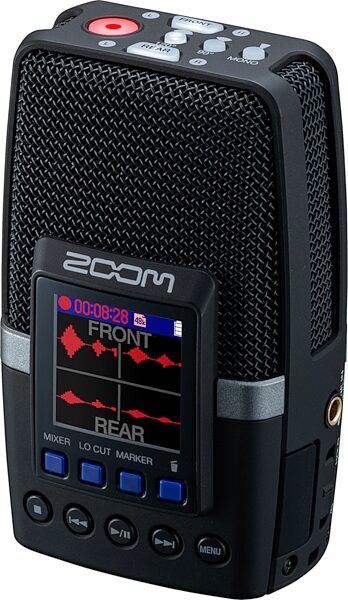 open zoom image for Zoom H2essential Handy Digital Recorder, New, Action Position Front