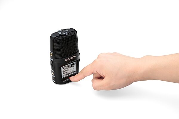 open zoom image for Zoom H2n Handheld Digital Recorder, In Use