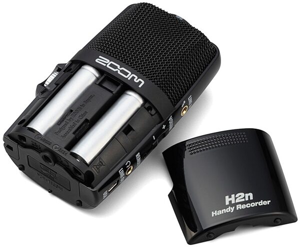open zoom image for Zoom H2n Handheld Digital Recorder, Battery Open