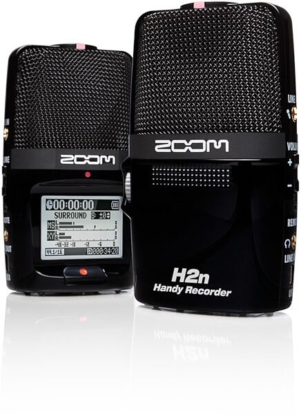 open zoom image for Zoom H2n Handheld Digital Recorder, Front and Back