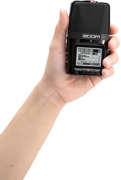 open zoom image for Zoom H2n Handheld Digital Recorder, Held