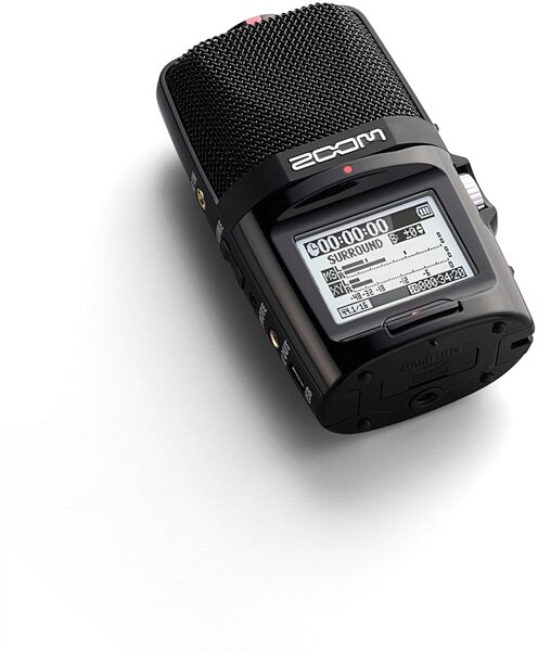 open zoom image for Zoom H2n Handheld Digital Recorder, Front Angle