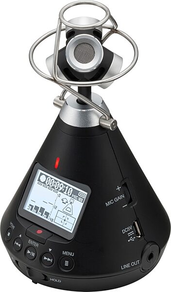 open zoom image for Zoom H3-VR 360-Degree VR Ambisonic Portable Recorder, New, Action Position Front