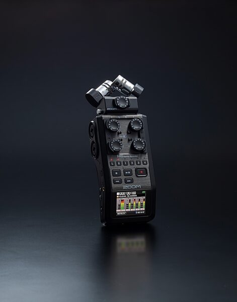 open zoom image for Zoom H6 Portable Digital Recorder, Action Position Back
