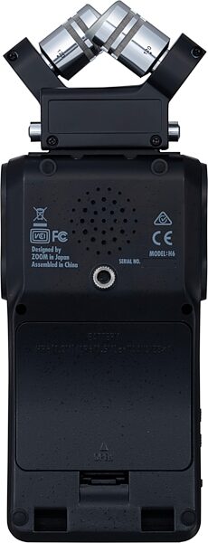 open zoom image for Zoom H6 Portable Digital Recorder, Action Position Back