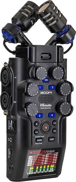 open zoom image for Zoom H6studio Handy Digital Recorder, New, Angle