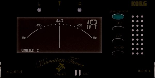 open zoom image for Korg HA40 Hawaiian Instrument Tuner, Main