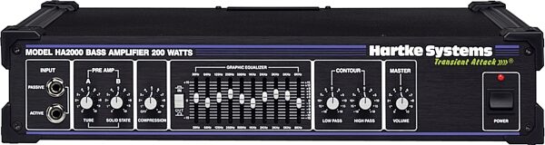 open zoom image for Hartke Model 2000 Bass Amplifier Head, Main