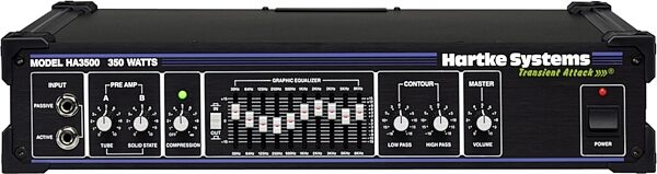open zoom image for Hartke Model 3500 Bass Amplifier Head, Main