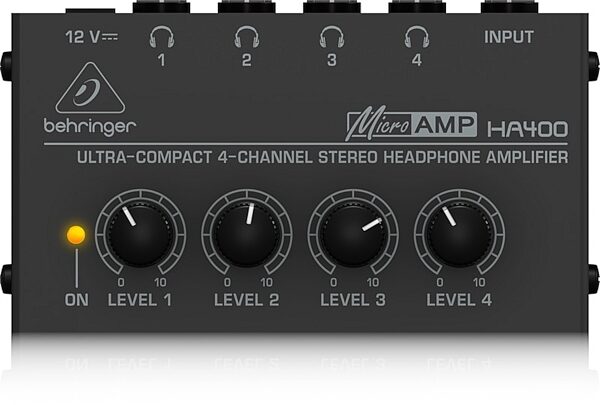 open zoom image for Behringer HA400 4-Channel Stereo Headphone Amplifier, Main