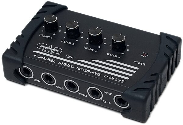 open zoom image for CAD Audio HA4 Stereo Headphone Amplifier, 4-Channel, Angle