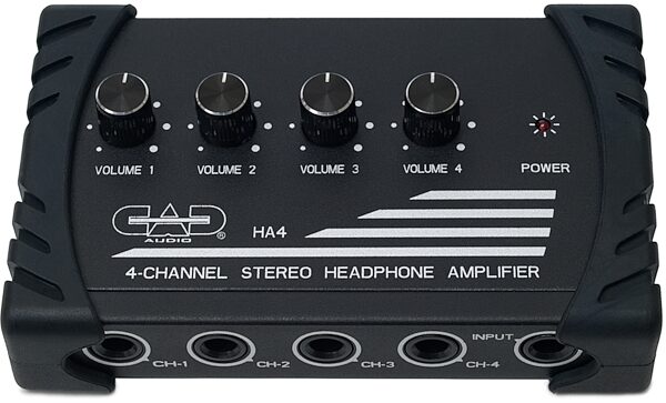 open zoom image for CAD Audio HA4 Stereo Headphone Amplifier, 4-Channel, Main