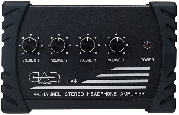 open zoom image for CAD Audio HA4 Stereo Headphone Amplifier, 4-Channel, Top