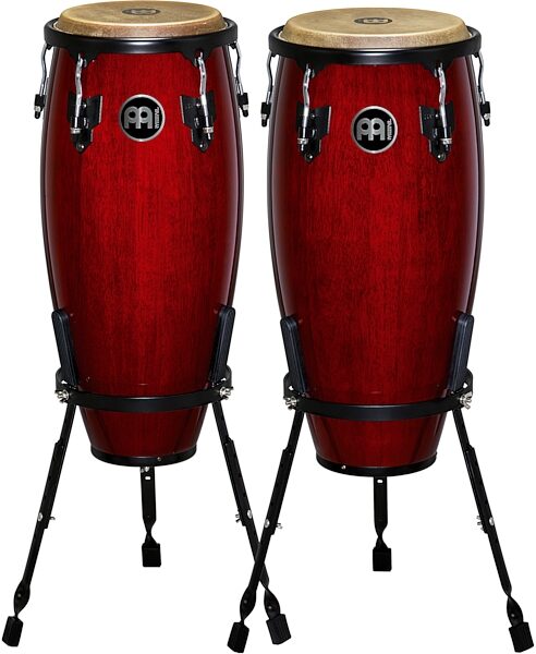 open zoom image for Meinl HC555 Headliner Conga Set with Stands, Wine Red