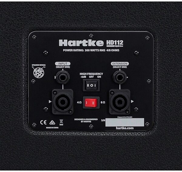 open zoom image for Hartke HD112 HyDrive HD Bass Speaker Cabinet (1x12", 300 Watts), New, Alt