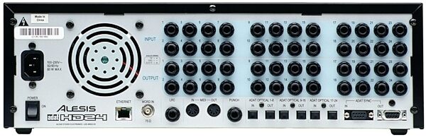 open zoom image for Alesis ADAT HD24XR 24-Track Digital Hard Disk Recorder, Back