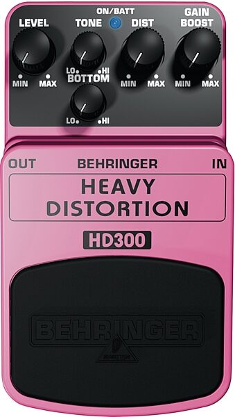 open zoom image for Behringer HD300 Heavy Distortion Pedal, Main