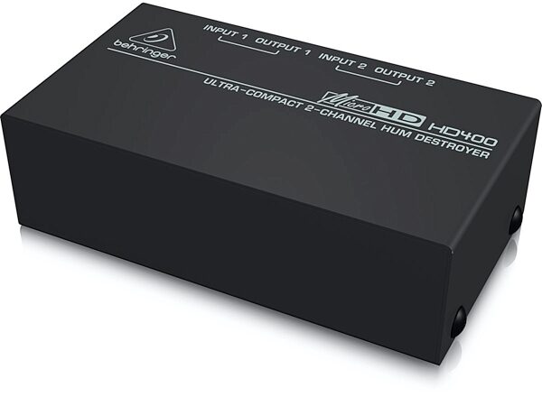 open zoom image for Behringer MicroHD HD400 2-Channel Hum Destroyer, Alt