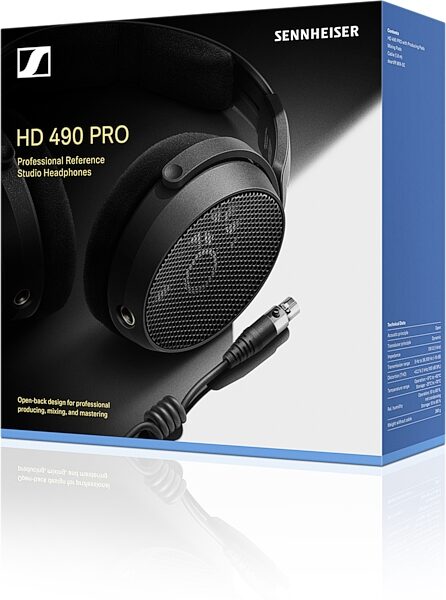 open zoom image for Sennheiser HD 490 PRO Open-Back Studio Headphones, New, Packaging
