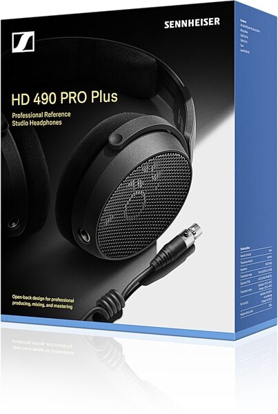 open zoom image for Sennheiser HD 490 PRO Plus Open-Back Studio Headphones, New, Packaging