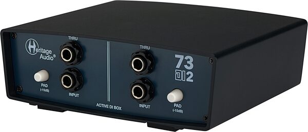 open zoom image for Heritage Audio 73DI 2 Dual-Channel Active DI Direct Box, New, Action Position Back