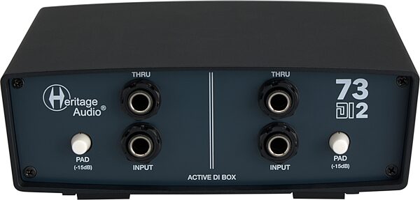 open zoom image for Heritage Audio 73DI 2 Dual-Channel Active DI Direct Box, New, Action Position Back