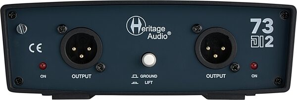 open zoom image for Heritage Audio 73DI 2 Dual-Channel Active DI Direct Box, New, Action Position Back