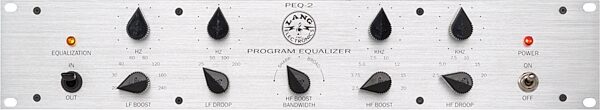open zoom image for Heritage Audio & Lang Electronics PEQ-2 Mono Program Equalizer, New, Action Position Back