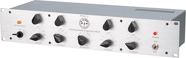 open zoom image for Heritage Audio & Lang Electronics PEQ-2 Mono Program Equalizer, New, Action Position Back