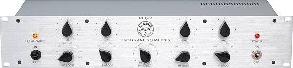 open zoom image for Heritage Audio & Lang Electronics PEQ-2 Mono Program Equalizer, New, Action Position Back