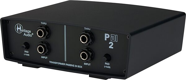 open zoom image for Heritage Audio P DI 2 Dual-Channel Passive Direct Box, New, Action Position Back