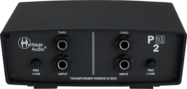 open zoom image for Heritage Audio P DI 2 Dual-Channel Passive Direct Box, New, Action Position Back