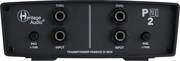 open zoom image for Heritage Audio P DI 2 Dual-Channel Passive Direct Box, New, Action Position Back
